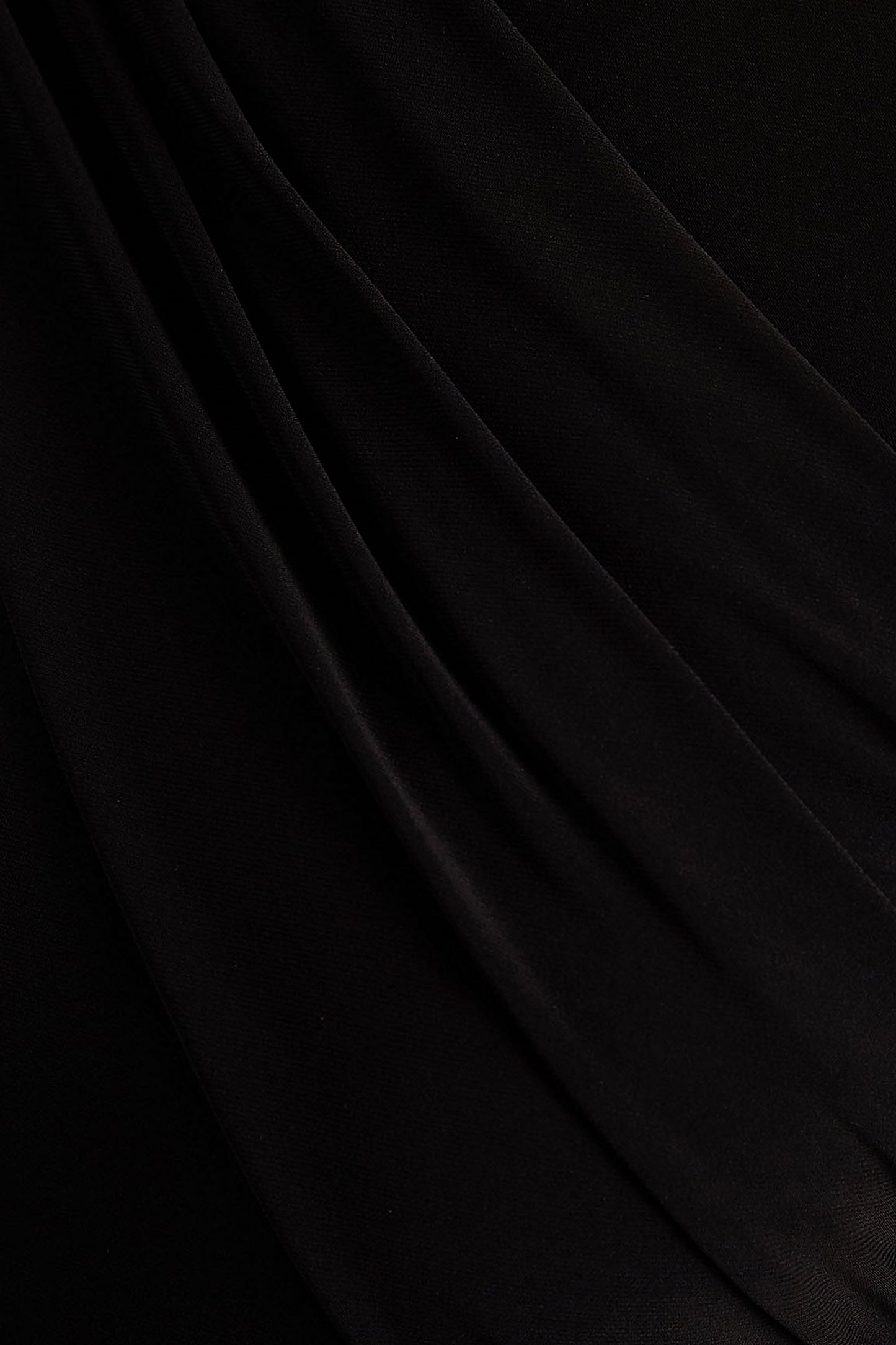 Zora | Black Crew-Neck Mini Dress With Knot And Sash Detail