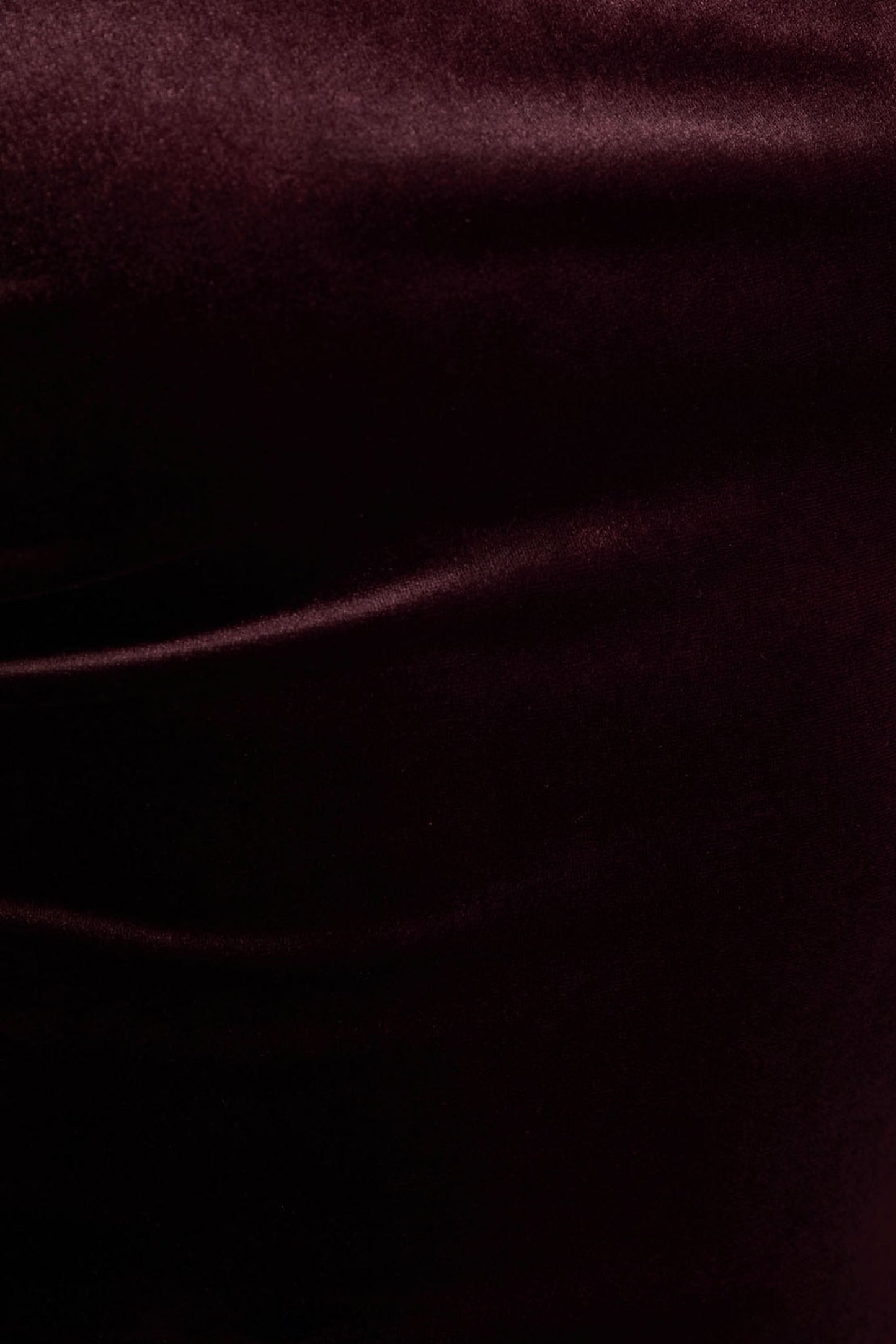 Carella | Burgundy Velvet Twisted Asymmetric Midi Dress