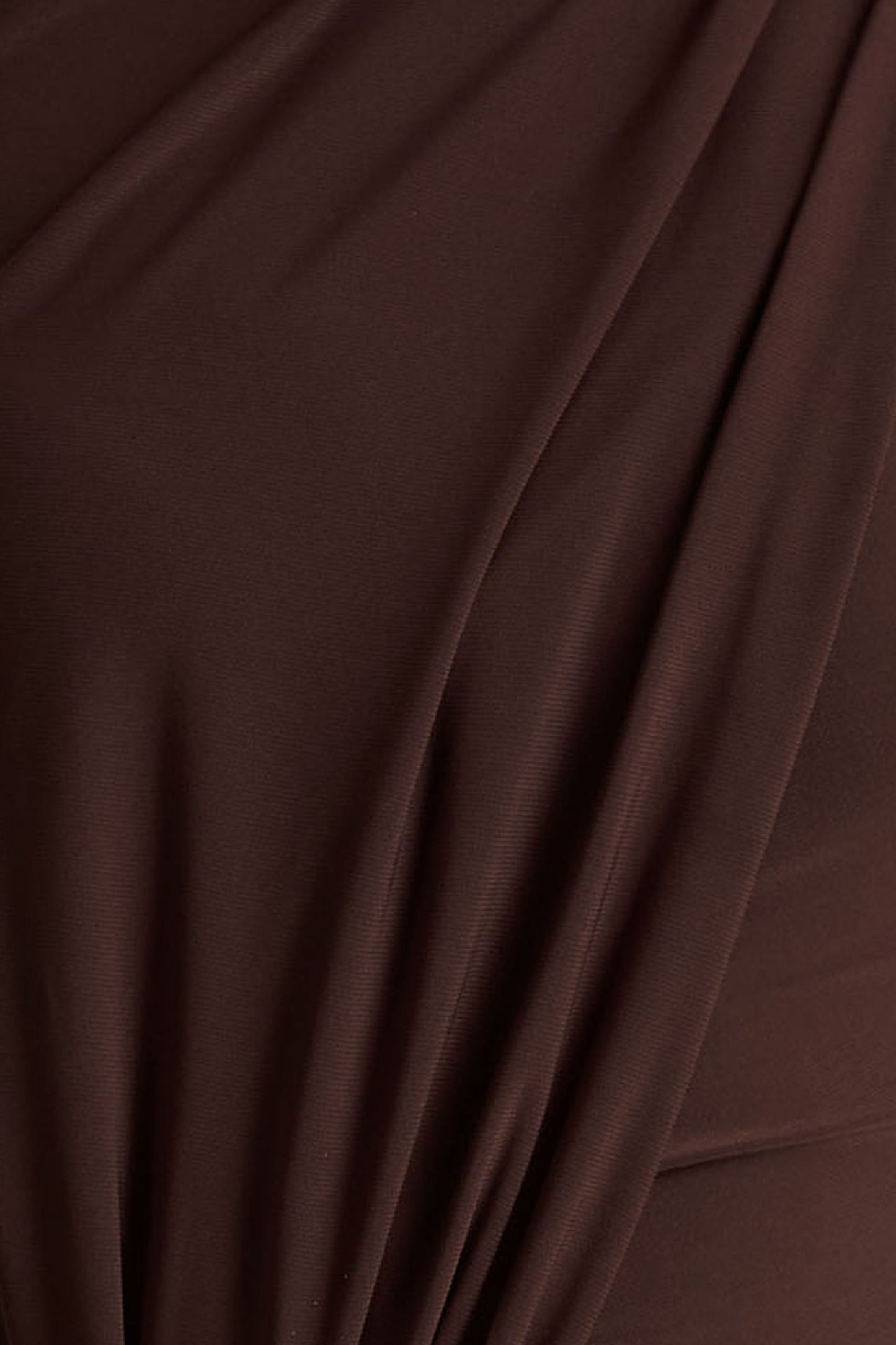 Zadie | Brown High-Neck Maxi Dress With Gathered-Detail