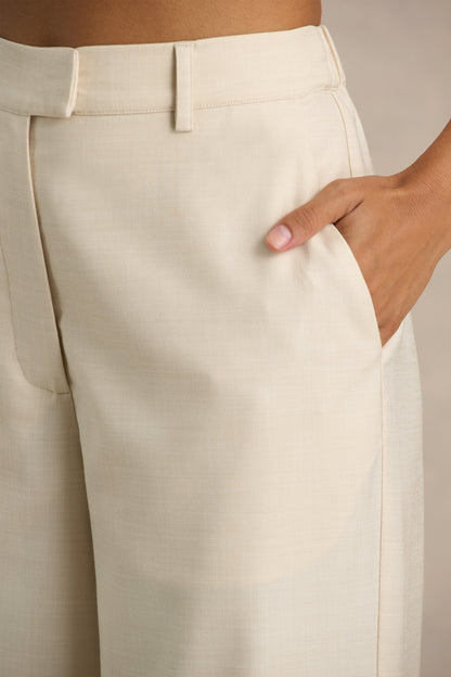 Bellarose | Nude Wide-Leg Trousers