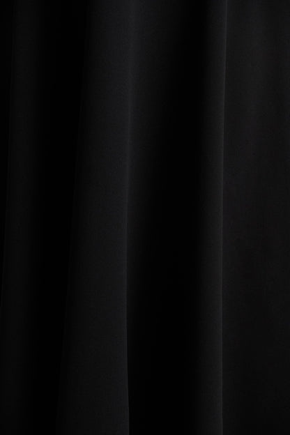 Andromeda | Black Sweetheart-Neck Midi Dress