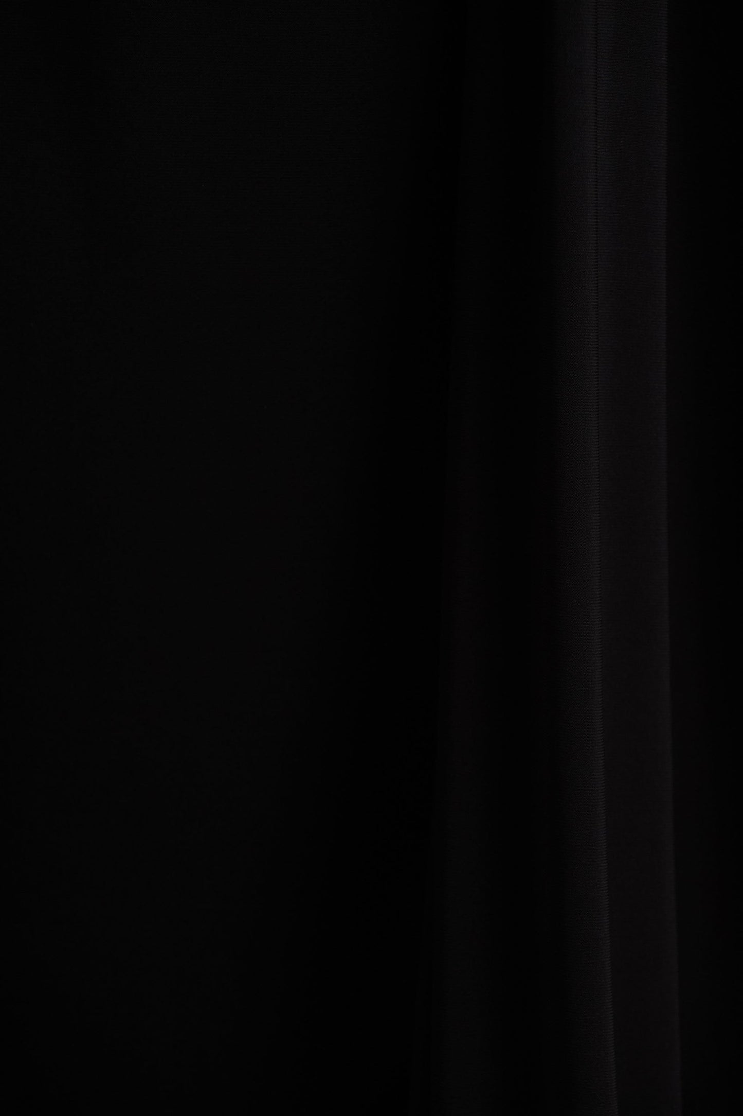 Bonnie | Black Asymmetric-Neck Maxi Dress With Open-Back