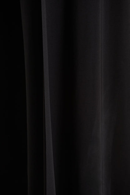 Zara | Black Square-Neck Jumpsuit With Cape Sleeves