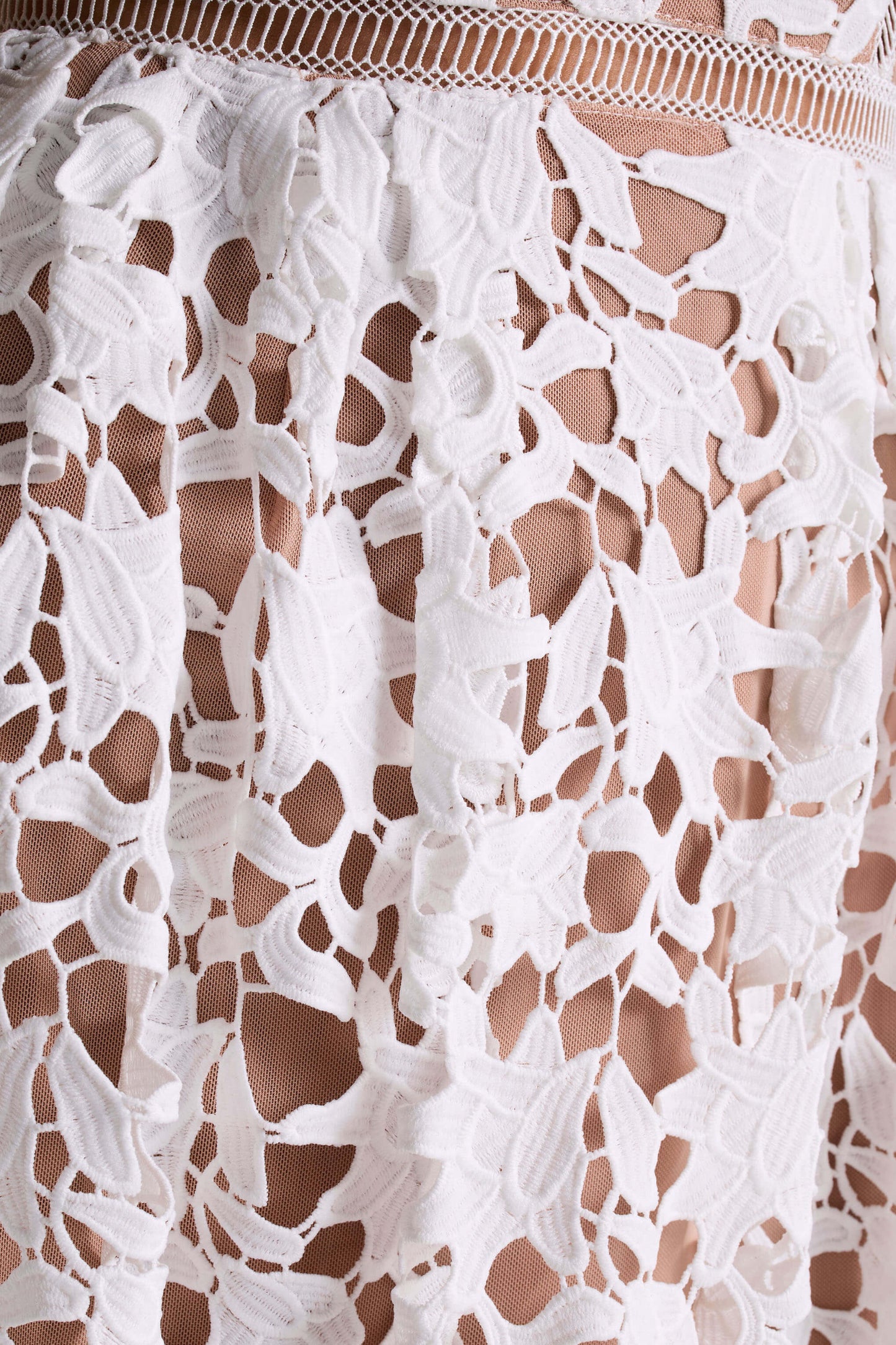 Zuri | White Lace Sweetheart Midi Dress With Cami Straps