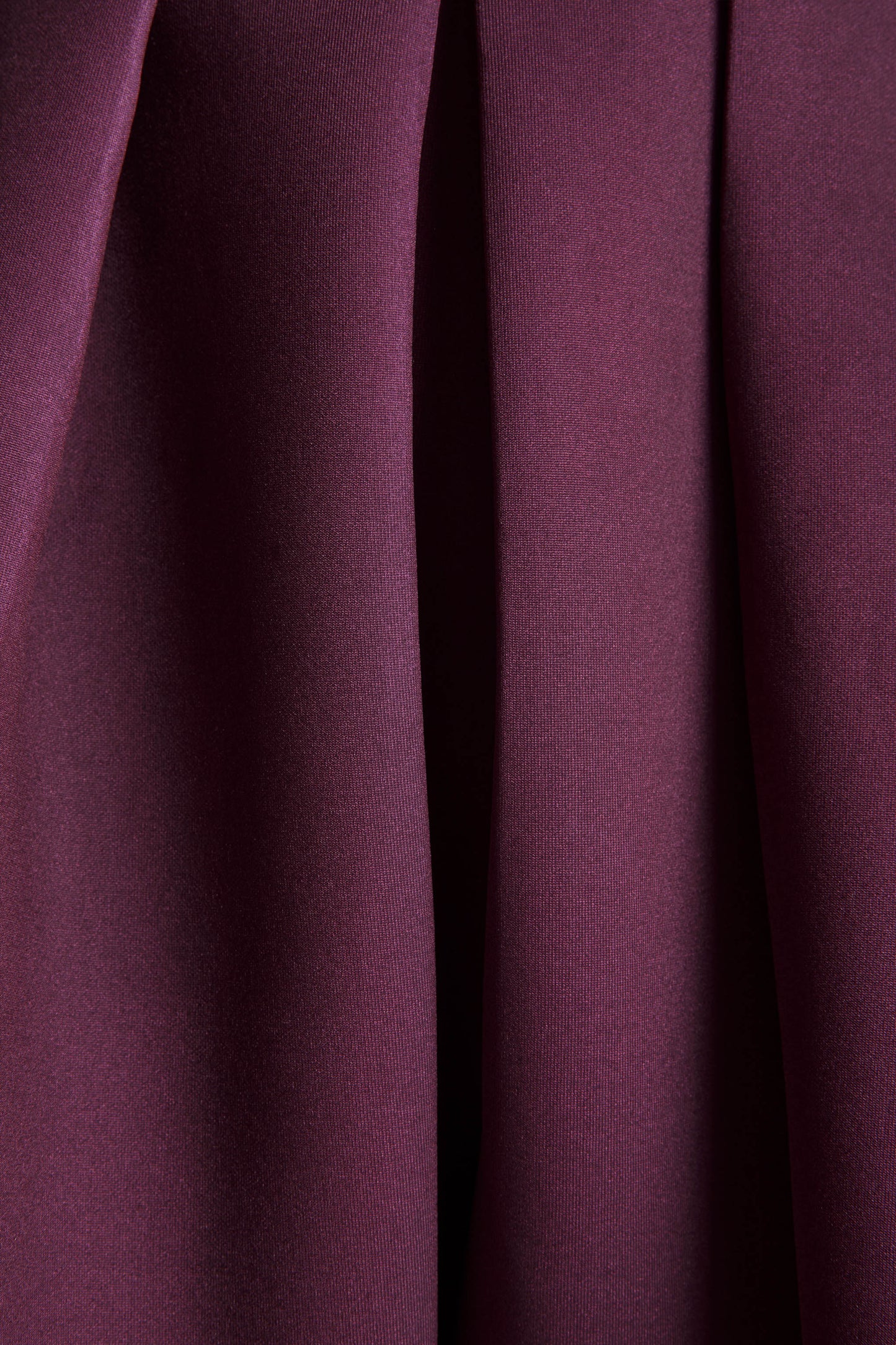 Jamila | Plum Scoop-Neck Midi Dress